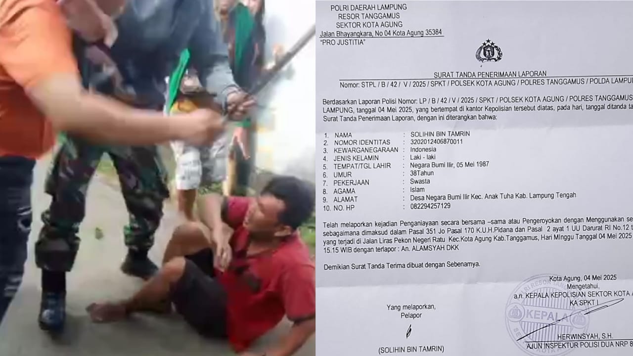 Warga Asal Lamteng Ribut di Tanggamus, Saat ini Ditangani Polsek Kota Agung