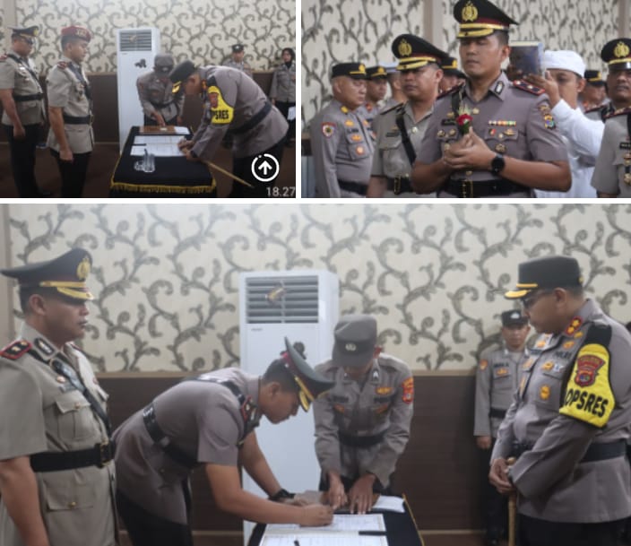 Optimalkan Tugas Dan Tanggung Jawab, Polres Lamsel Gelar Sertijab Pejabat Baru