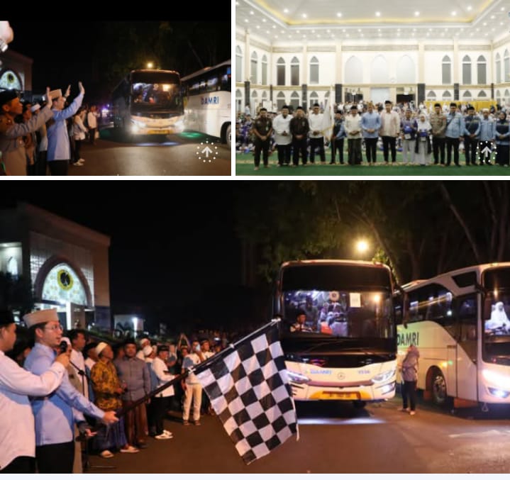 Keberangkatan 388 Jemaah Calon Haji Dilepas Bupati Lampung Selatan