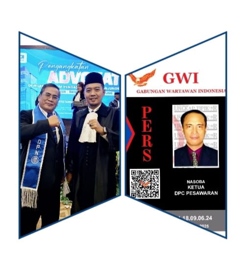 Ketua DPC GWI Pesawaran Mengucapkan Selamat Kepada Ketua P3KN DOB Lampung Pesisir.
