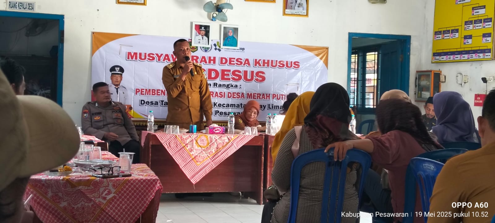 Desa Tanjung Agung Menggelar Musdesus Pembentukan Koperasi Desa Merah Putih dan Penetapan Program Ketahanan Pangan