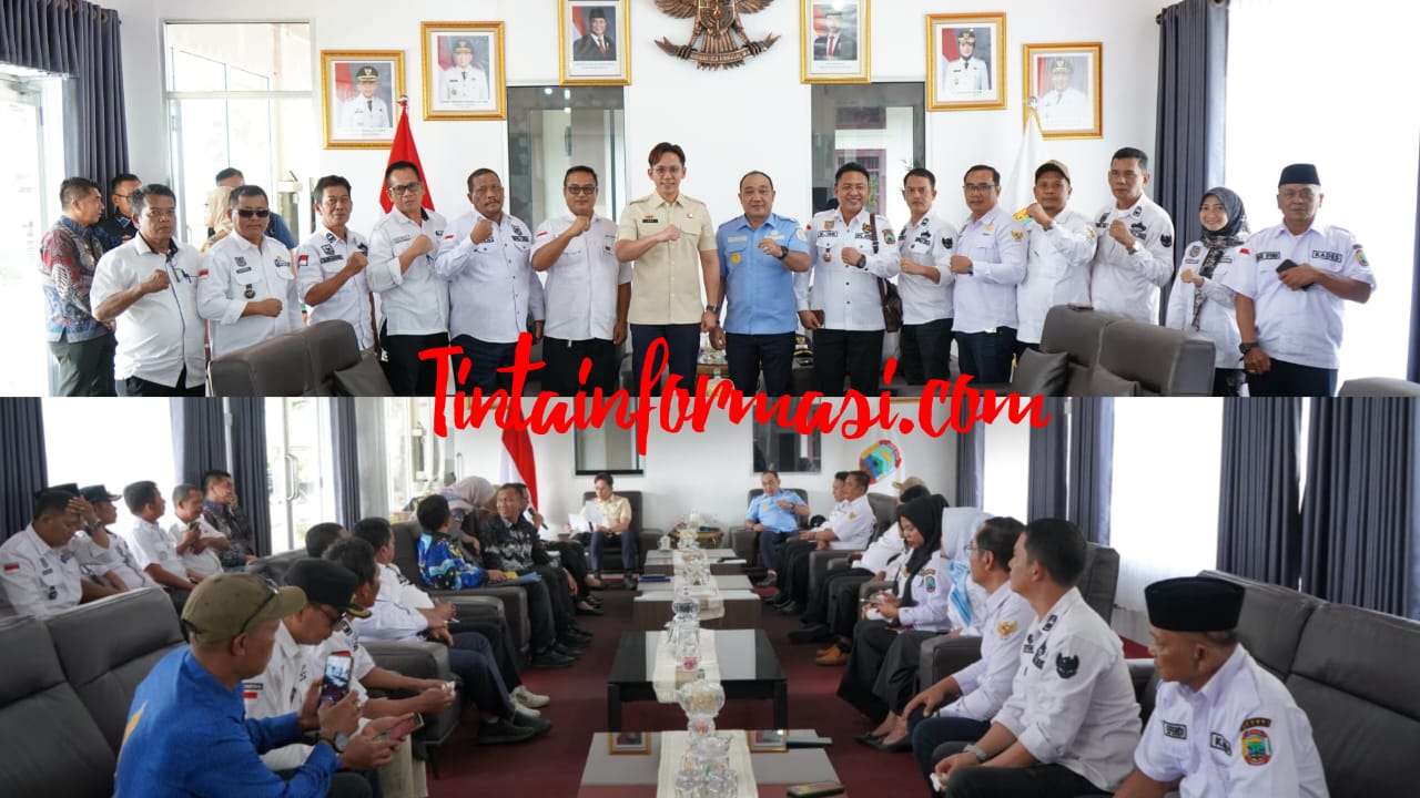 Bupati Dan Wakil Bupati Lampung Selatan Terima Audensi DPC Apdesi Lampung Selatan