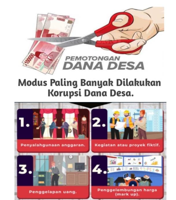 Tulang Keras Ini” Korupsi Dana Desa di Kecamatan Rantau Alai, APH Gak Mungkin Berani