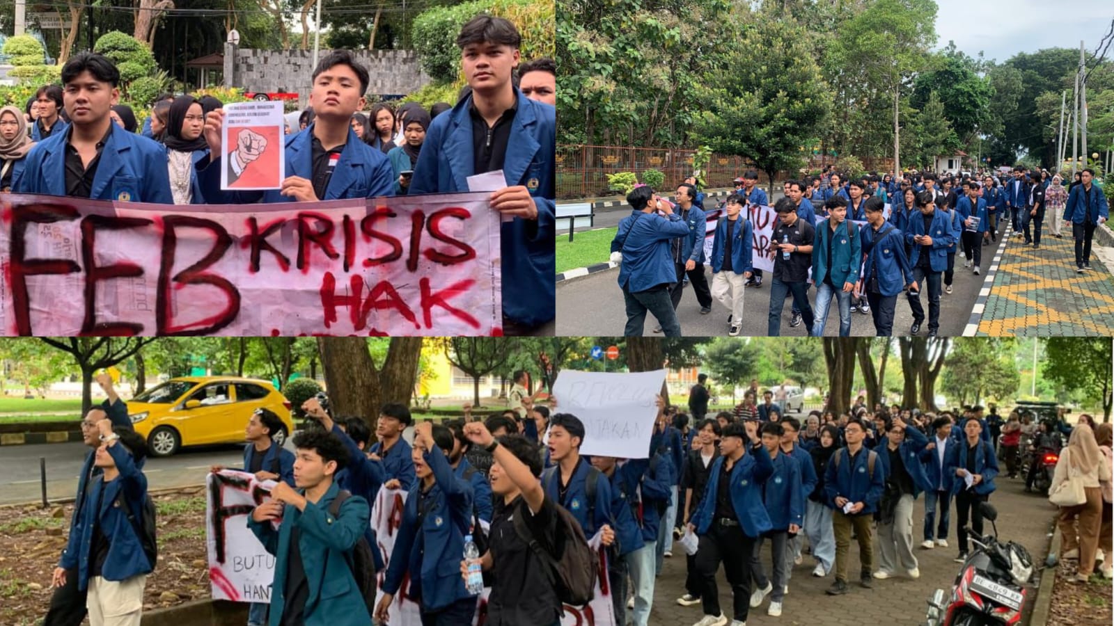 Dekan FEB Unila Diduga Bungkam Kasus Kekerasan dan Pelanggaran Etik Ormawa, Mahasiswa Gelar Aksi