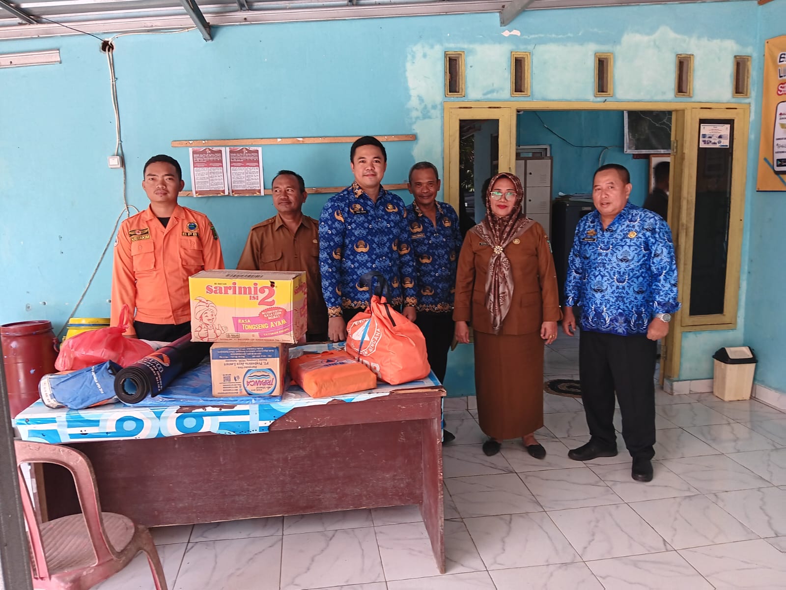Pemkab Pesawaran Salurkan Bantuan Kepada Korban Kebakaran di Way Ratai