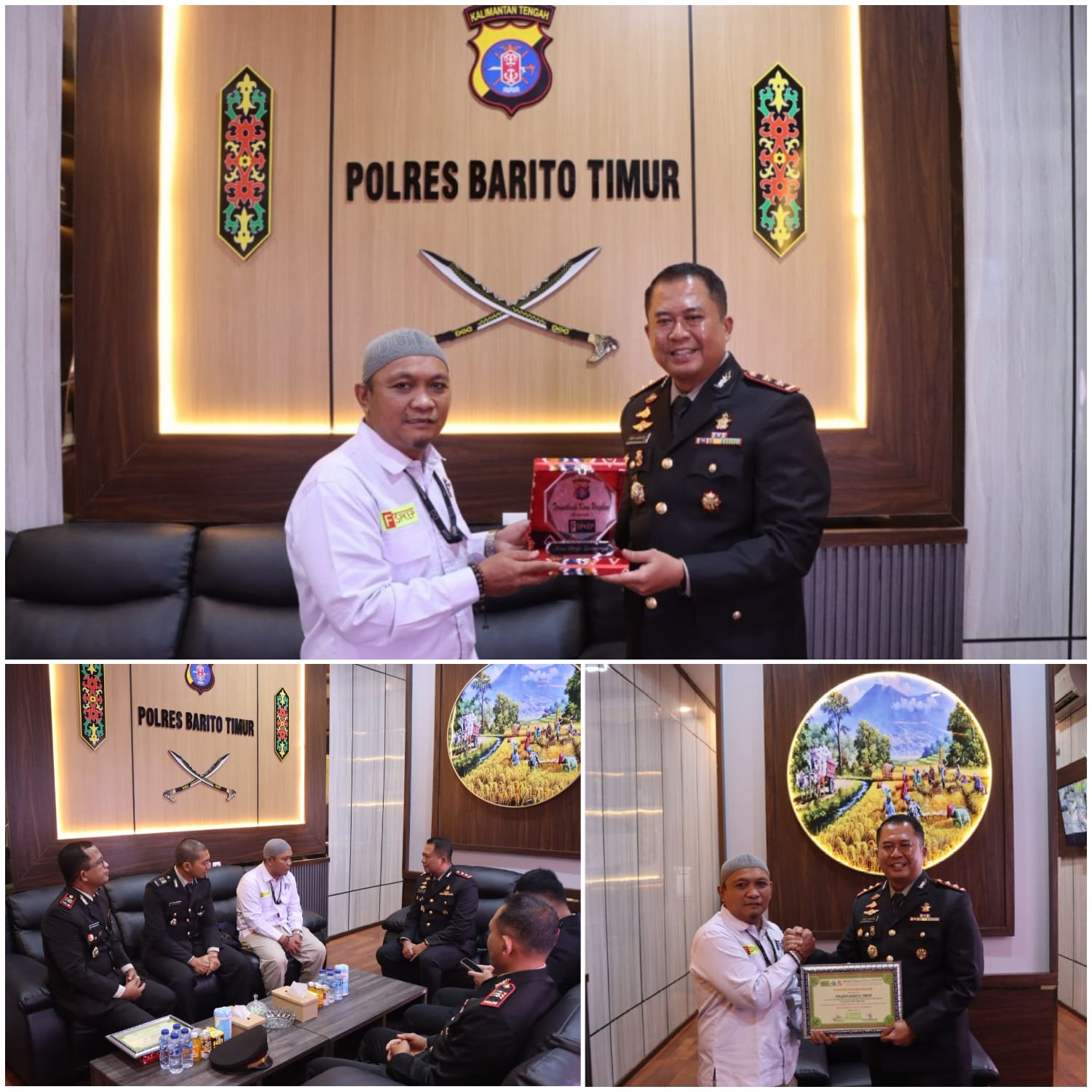 Polres Barito Timur Terima Kunjungan Kerja FSP KEP KSPI