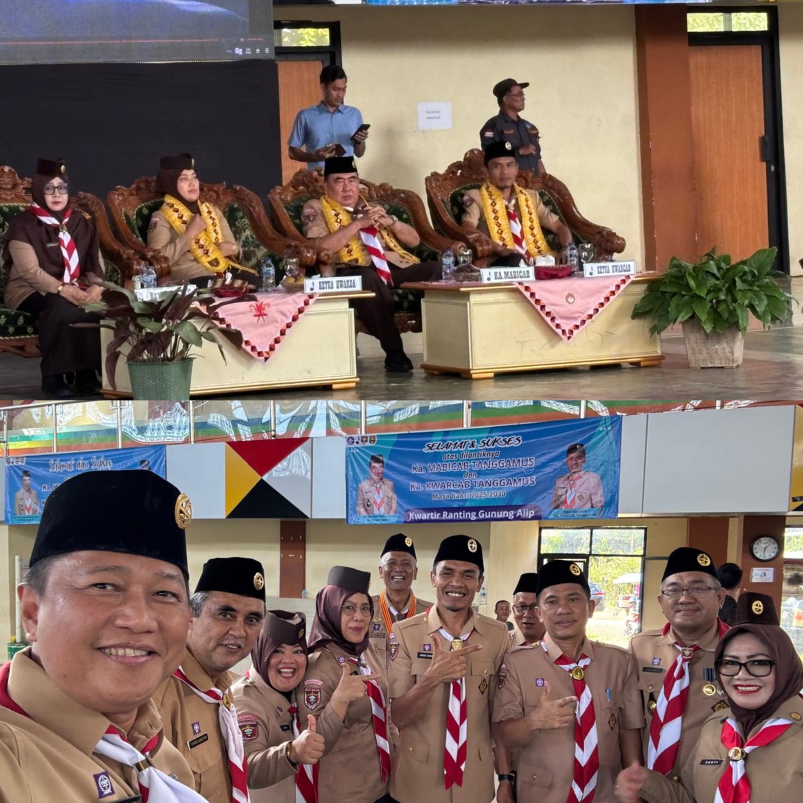 Pelantikan Pengurus Mabicab, Kwarcab dan Dewan Kerja Gerakan Pramuka, Ini Harapan Bupati Tanggamus
