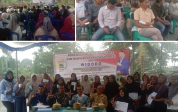 Dihadiri Ratusan Masyarakat, Anggota DPRD Lamsel Widodo Gelar Pembinaan Ideologi Pancasila dan Wawasan Kebangsaan (IPWK)