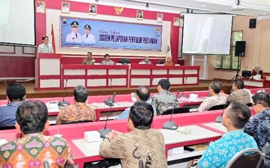 Bupati Lampung Selatan Buka Temu Teknis Sistem Pelaporan Penyuluh Pertanian