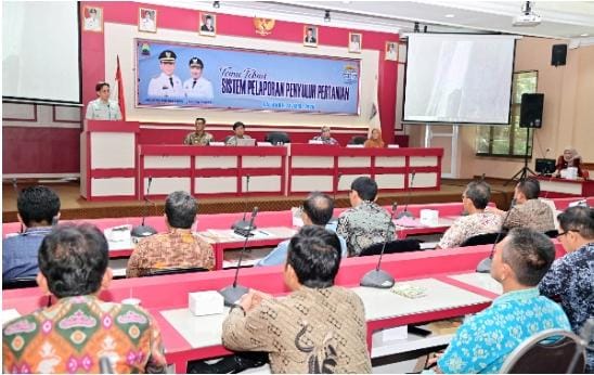 Bupati Lampung Selatan Buka Temu Teknis Sistem Pelaporan Penyuluh Pertanian