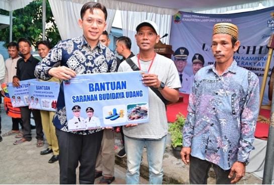 Bupati Egi Resmikan Kampung Vaname Rakyat di Desa Bandar Agung
