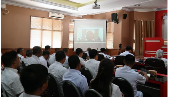 Rakor Bersama KPK, Bupati Egi Bahas Program Pemberantasan Korupsi Melalui MCP