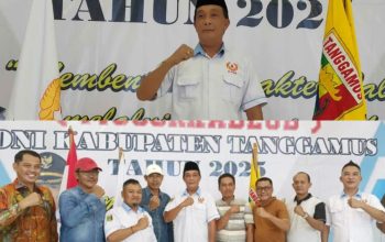H. Nuzul Irsan Resmi Jabat Ketum KONI Tanggamus Periode 2025-2029, Ketua KONI Lampung Ucapkan Selamat