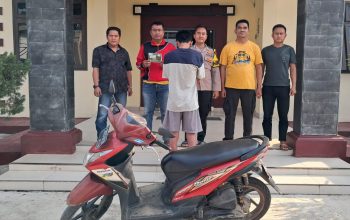 Tempo Satu Jam Polsek Talang Padang Dibantu Warga Tangkap Pelaku Curanmor