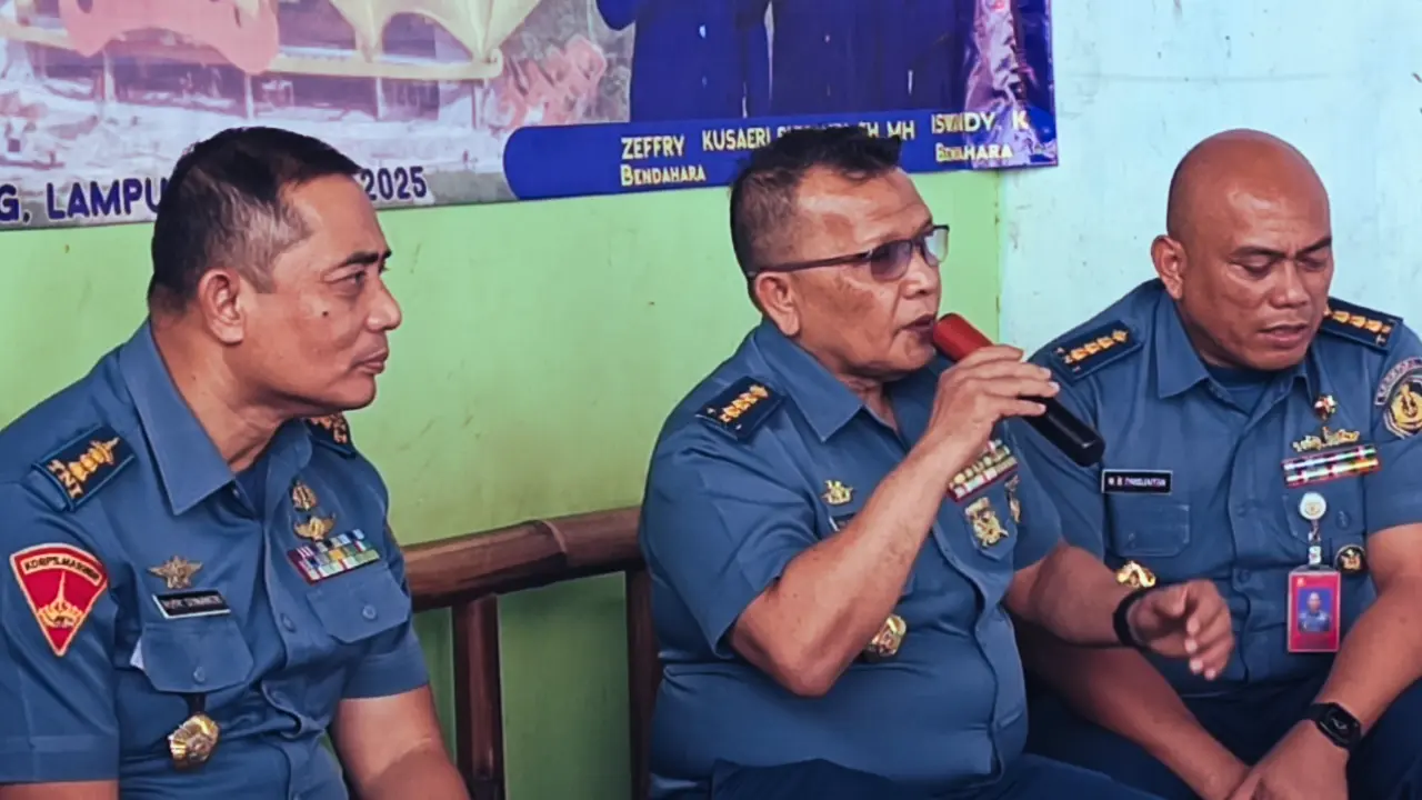 Kunjungan Dosen Seskoal,Penelitian Penggunaan Vessel Monitoring System (Vms) Kapal Nelayan Lampung