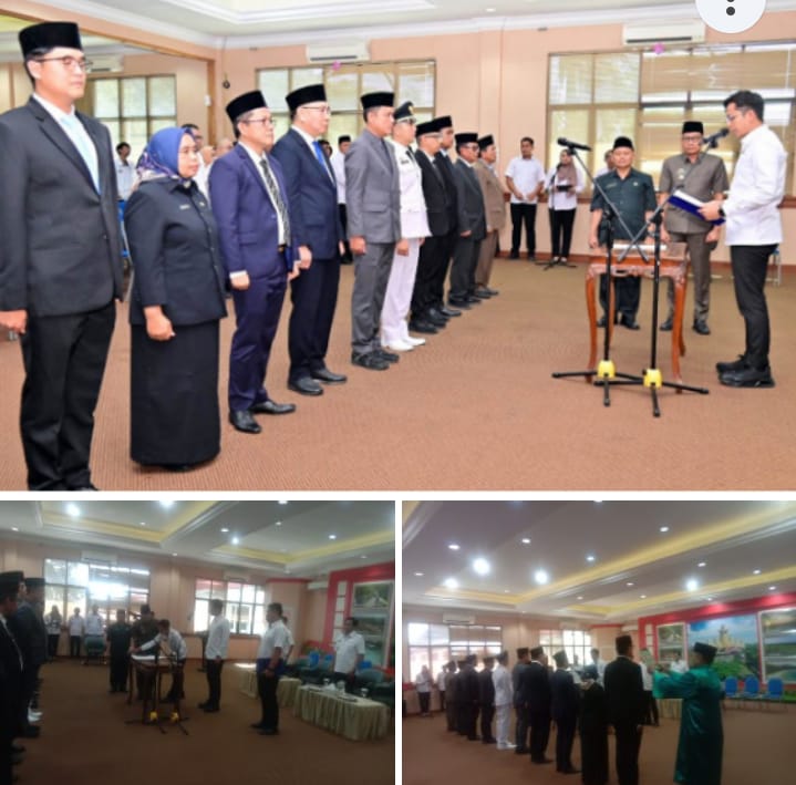 Bupati Lamsel Egi Lantik 10 Pejabat, 3 PLT Dipasang di Pos Strategis