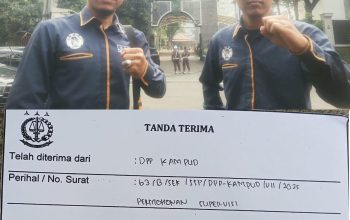 Surati KEJAGUNG, DPP KAMPUD: Supervisi dan Tetapkan MYSB Tersangka Dalam Korupsi Hibah KONI Lampung