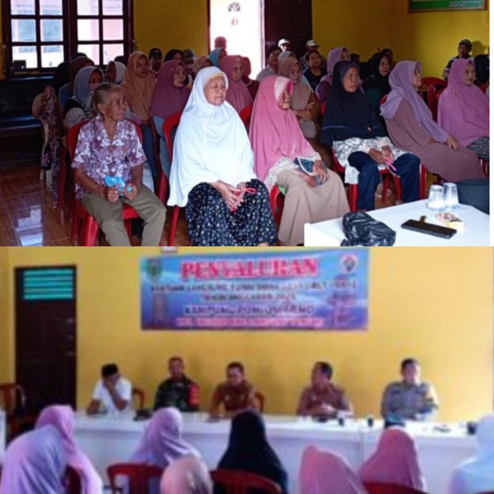 Pembagian BLT-DD TAHAP III Di Kampung Poncowarno Kecamatan Kalirejo Lampung Tengah,