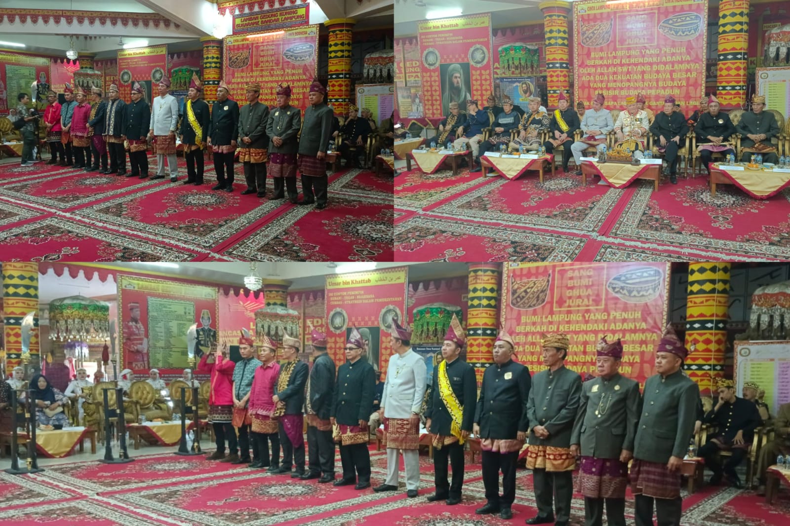 Tokoh Adat Ike Edwin Jalin Silaturahmi Dengan Tokoh Adat Saibatin dan Pennyimbang Tuha Raja