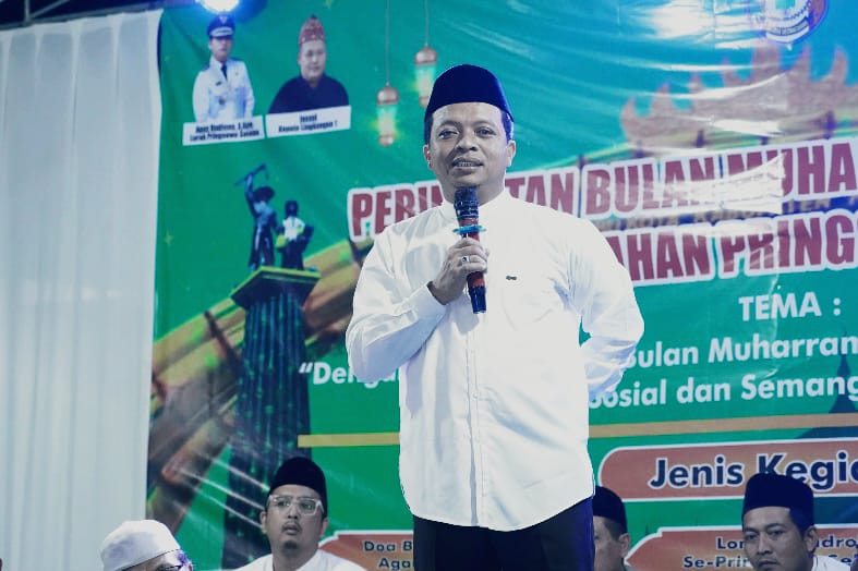 Bupati Pringsewu Hadiri Pengajian Akbar Peringatan Muharam