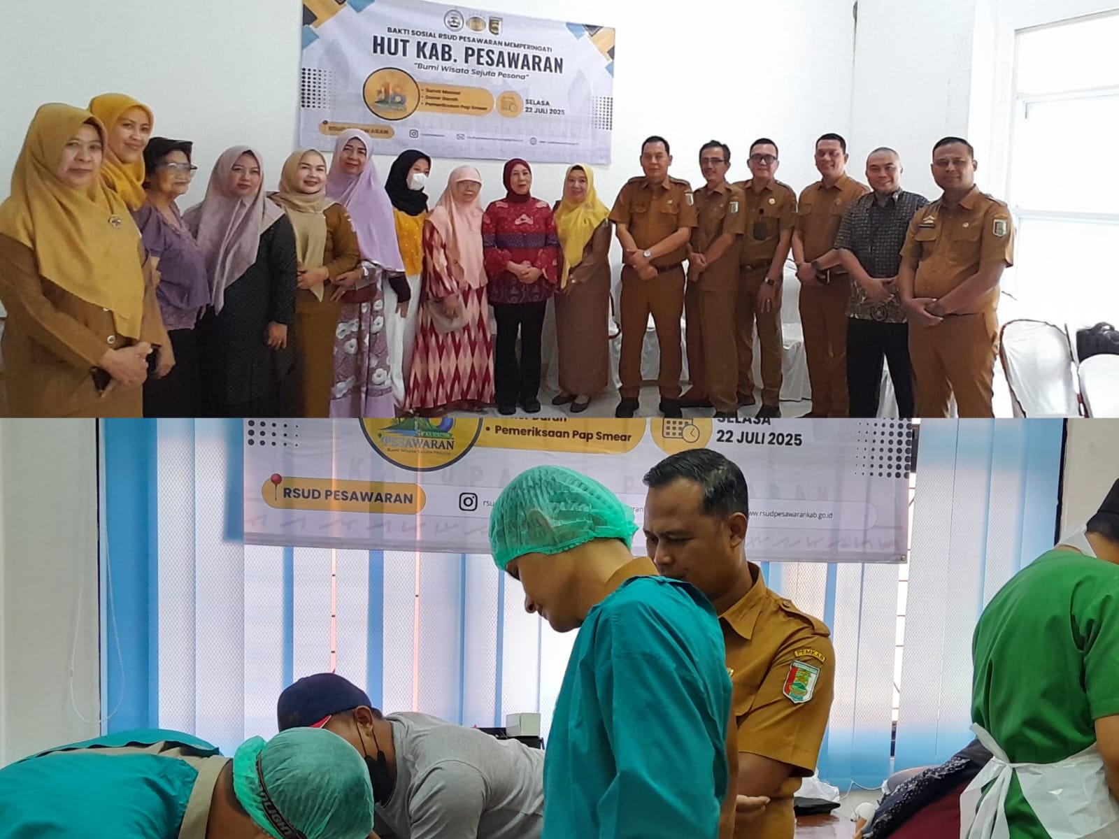 Sunatan Massal, Donor Darah, dan Pap Smear Gratis Jadi Rangkaian Hari Jadi ke-18 Kabupaten Pesawaran