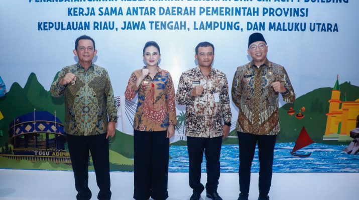 Bersama Tiga Gubernur, Lampung Perkuat Jalur Ekspor Komoditas Unggulan ke Singapura