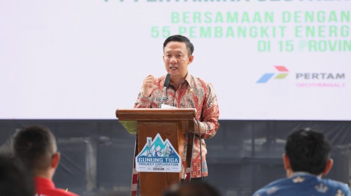 Diresmikan Presiden Prabowo Pembangunan dan Pengoperasian Proyek EBT Gunung Tiga Ulubelu Tanggamus, Gubernur Mirza Dukung Penuh Percepatan Pengembangan Energi Nasional