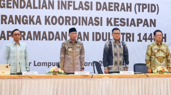 HLM di BI, Gubernur Rahmat Mirzani Djausal Dorong Sinergi Jaga Stabilitas Ekonomi di Provinsi Lampung