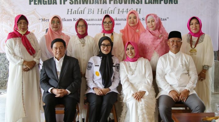 Berikan Apresiasi, Wagub Jihan Nurlela Hadiri Halalbihalal TP Sriwijaya