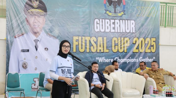Wagub Jihan Nurlela Buka Perhelatan Gubernur Futsal Cup 2025