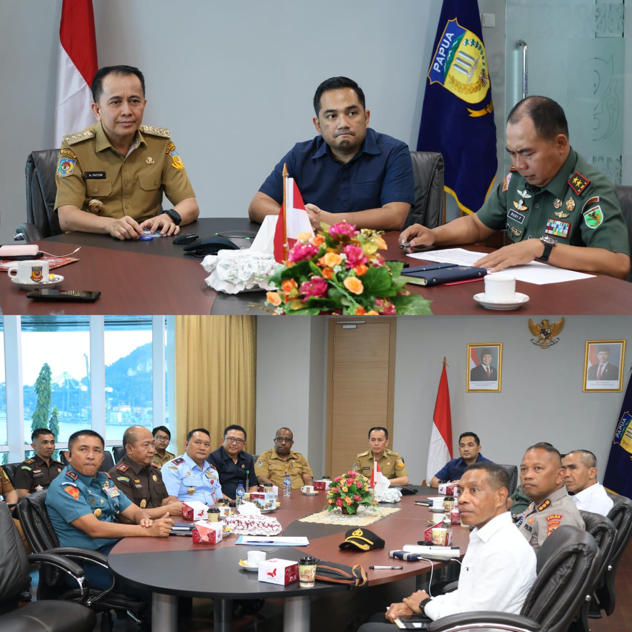Hadiri Rakor Kesiapan PSU, Pj Gubernur Papua Pastikan PSU Berjalan Aman dan Lancar