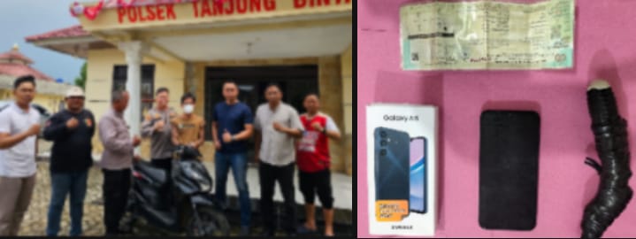 Tekab 308 Polsek Tanjung Bintang Tangkap Pelaku Curas Sepeda Motor di Merak
