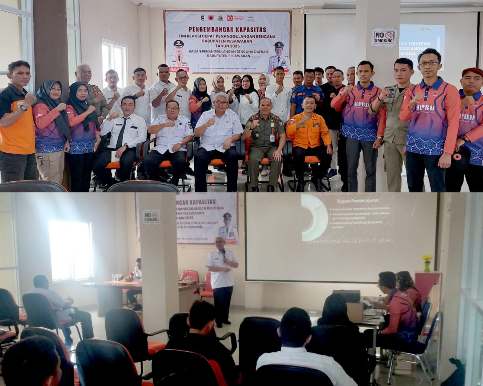 BPBD Pesawaran Kembangkan Kapasitas TRC Penanggulangan Bencana