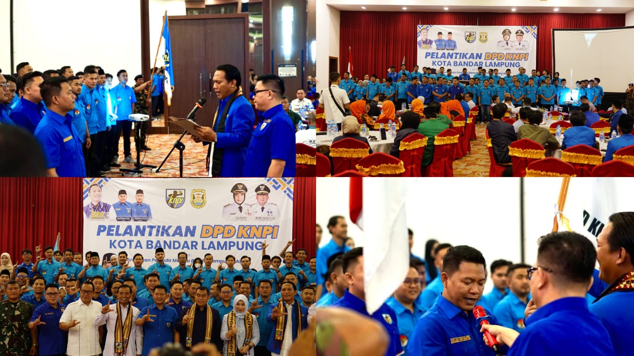 DPD KNPI Kota Bandar Lampung 2025-2028 Resmi Dilantik