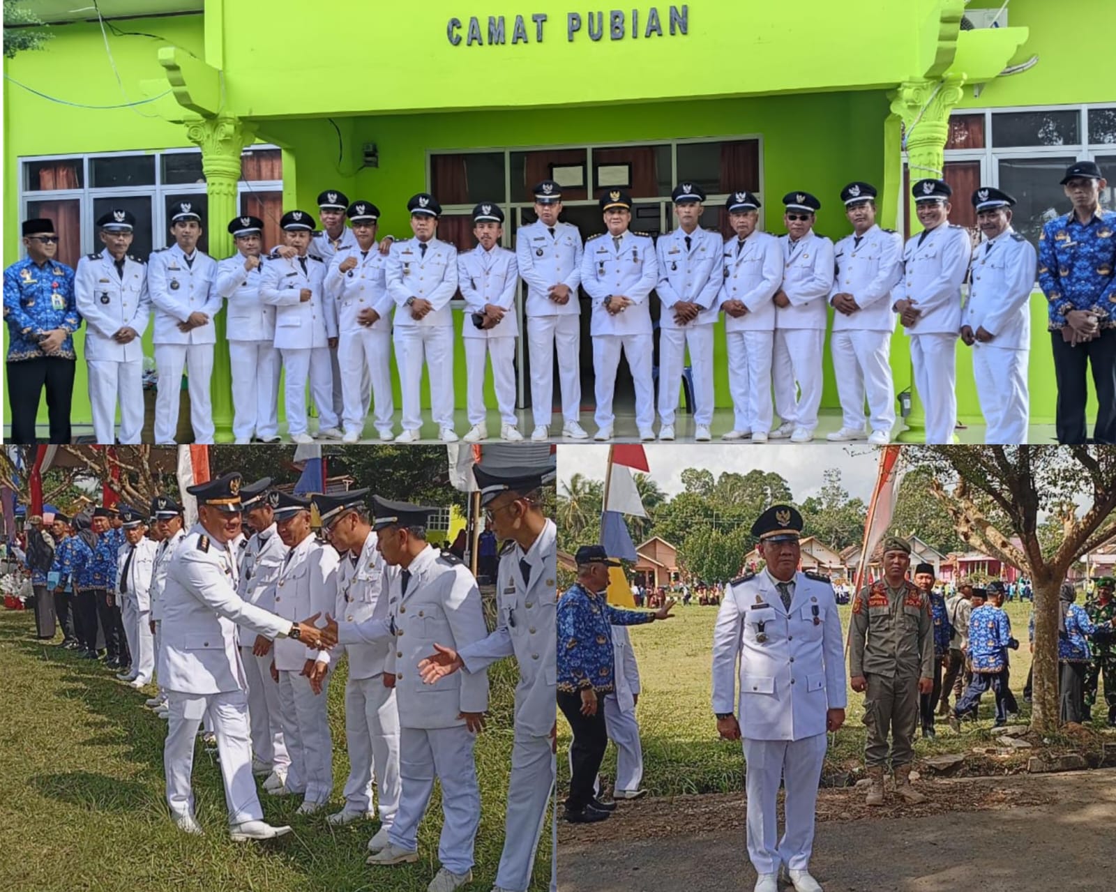 Upacara HUT ke-80 RI di Kecamatan Pubian Berlangsung Khidmat