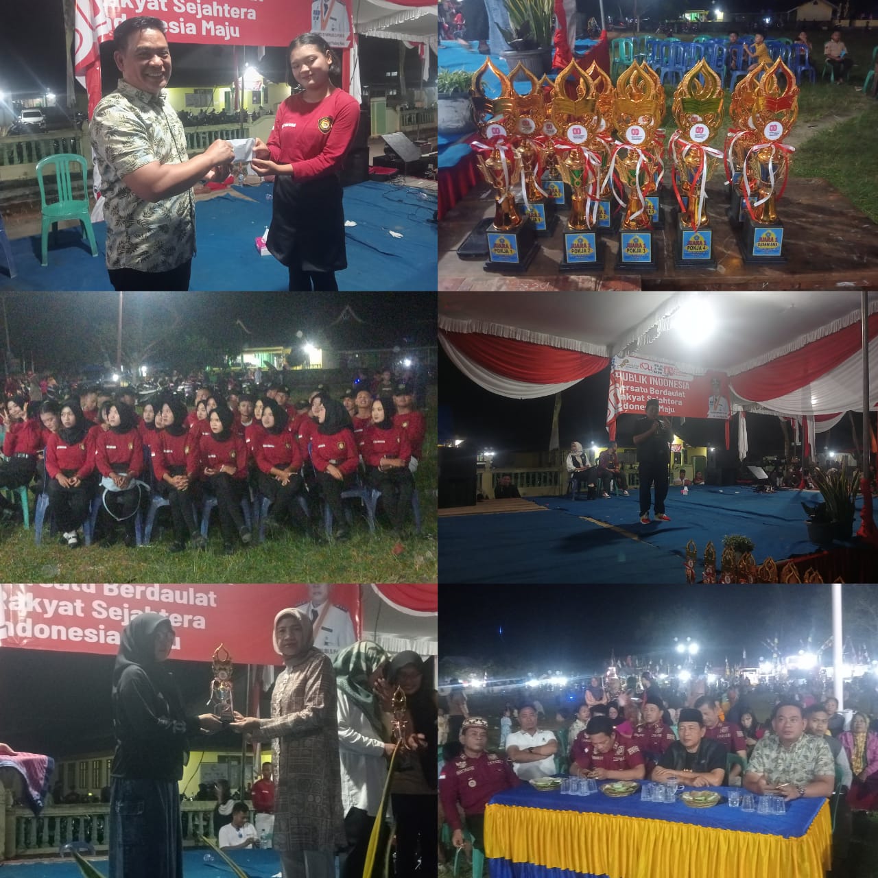 Puncak HUT RI KE 80 Kecamatan Padang Ratu, Pembagian Hadiah Perlombaan Kegiatan Kampung