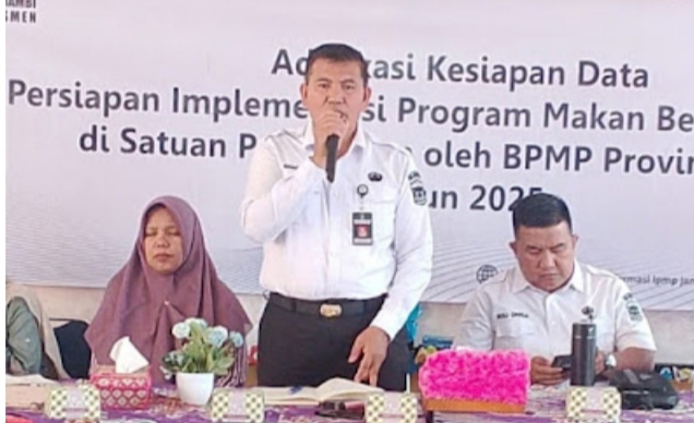 Kadis Pendidikan Kota Sungai Penuh Buka Advokasi Persiapan Implementasi Program Makan Bergizi Gratis