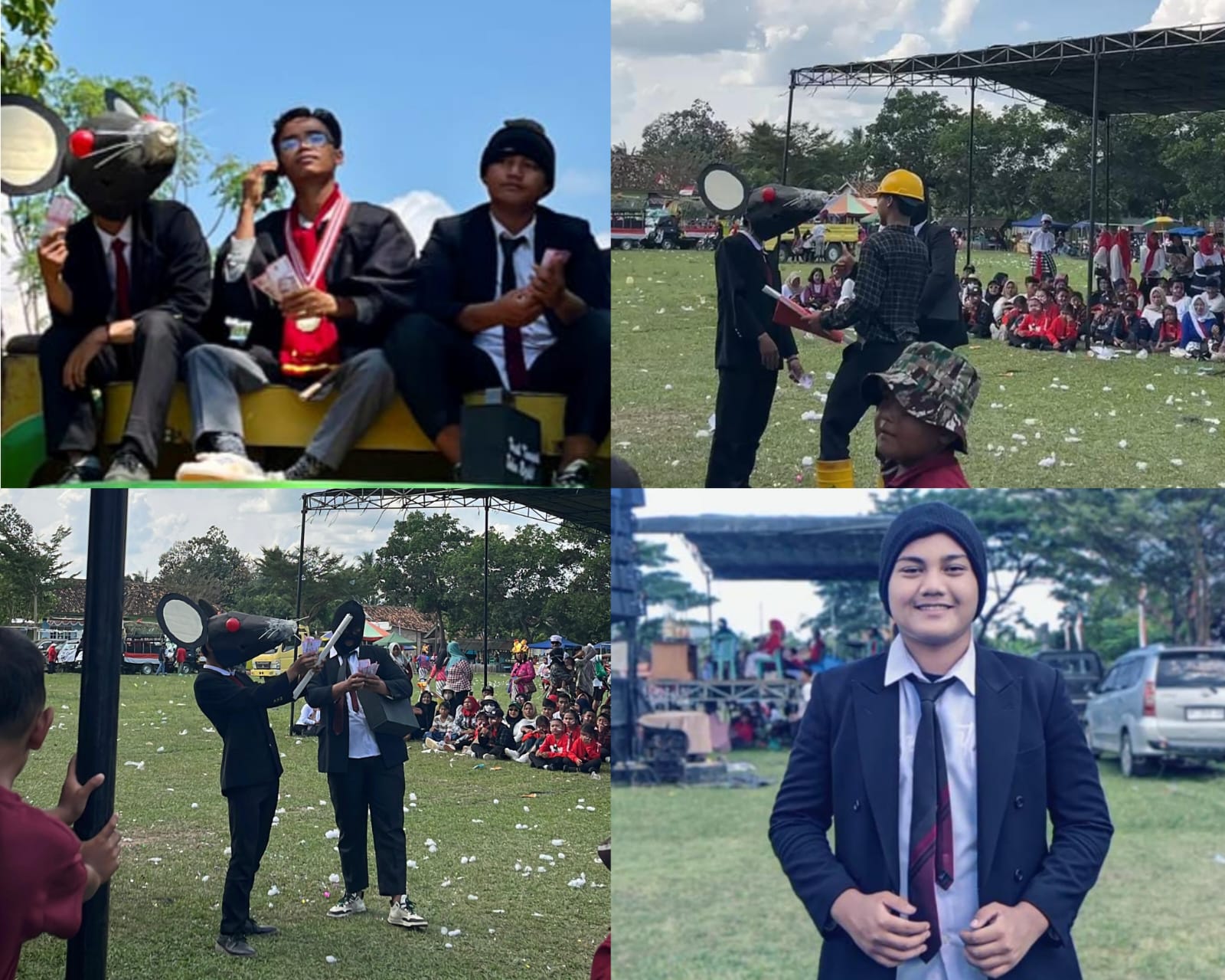 Aliansi Pemuda Pubian Usung Tema “Tikus Berdasi” di Karnaval HUT RI 80