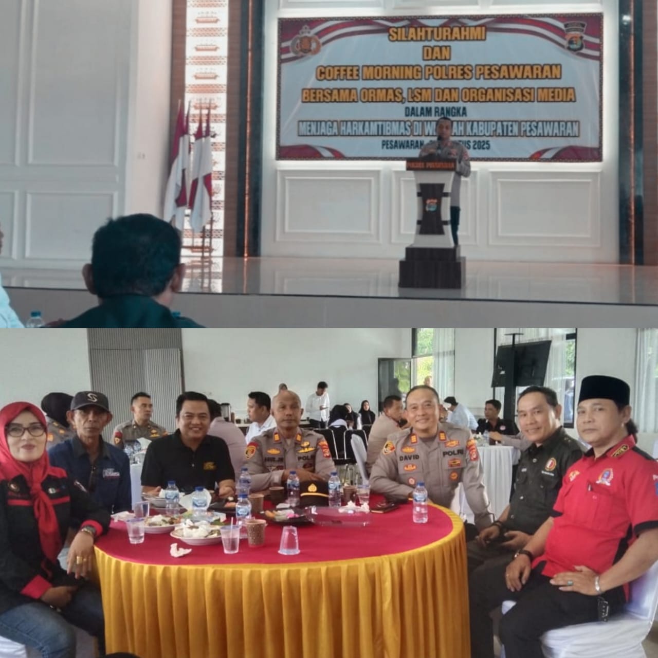 Kapolres Pesawaran Gelar Coffee Morning, Tekankan Pentingnya Sinergi Dengan Masyarakatakat dan Keterbukaan Informasi