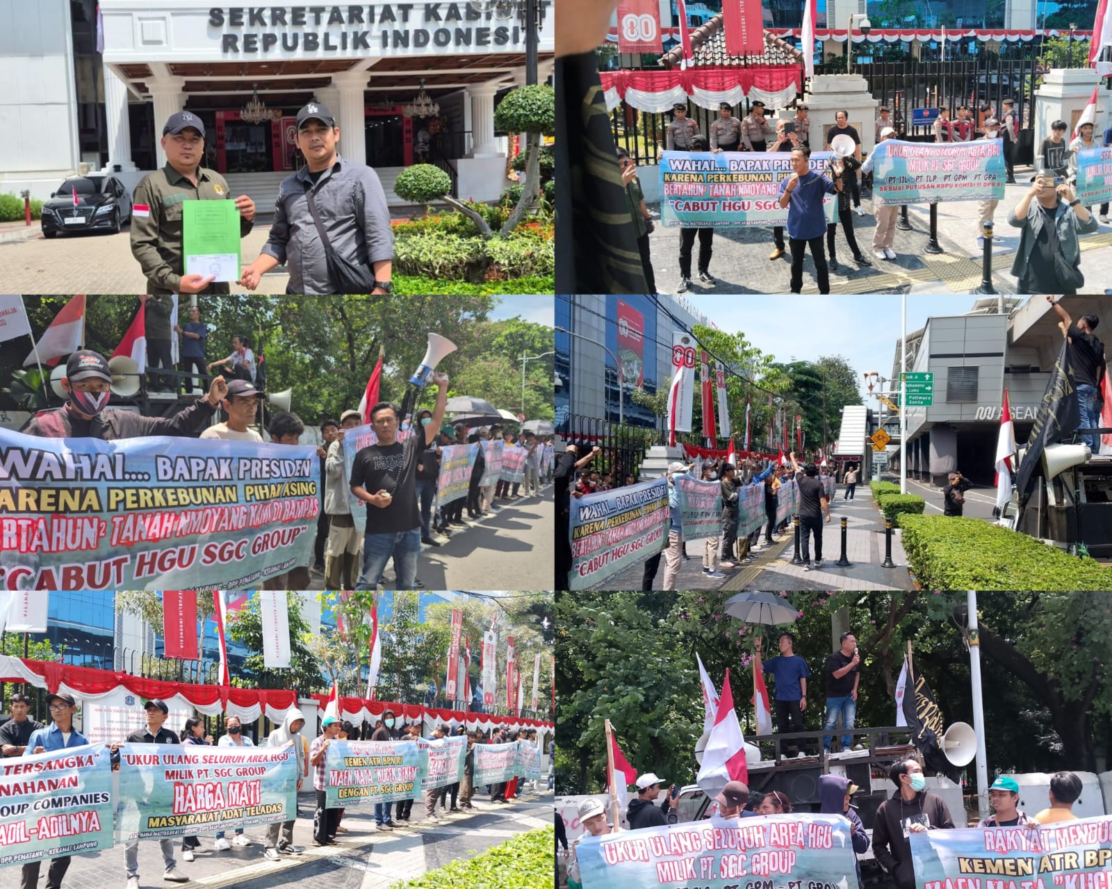 Dari Kementerian Hingga Istana, Rakyat Lampung Gempur Jakarta: Copot Nusron Wahid! Ukur Ulang PT SGC!