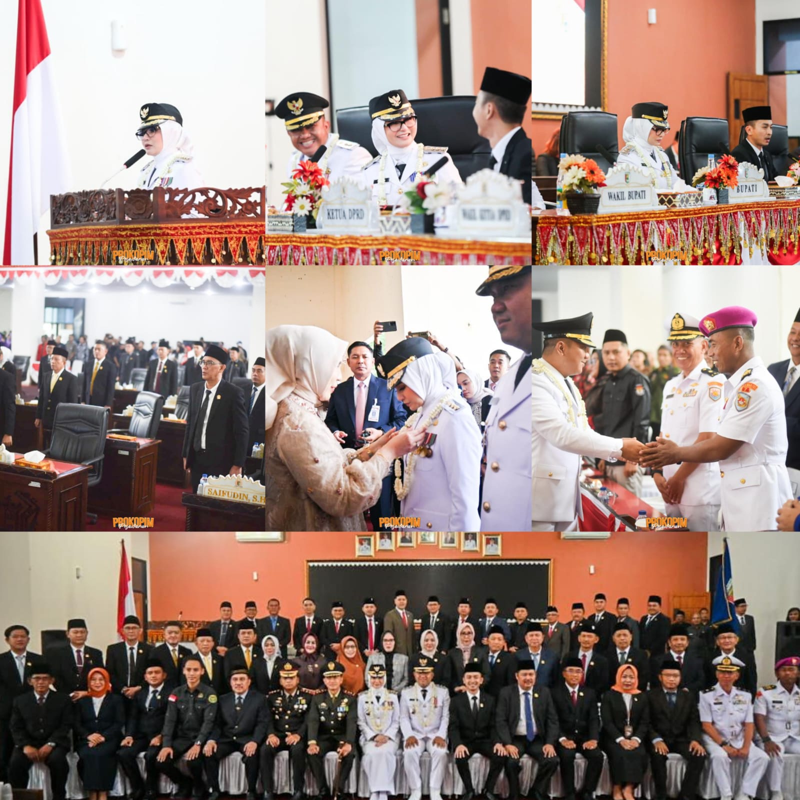 Bupati Pesawaran Nanda Indira Sampaikan Pidato Perdana dalam Rapat Paripurna DPRD