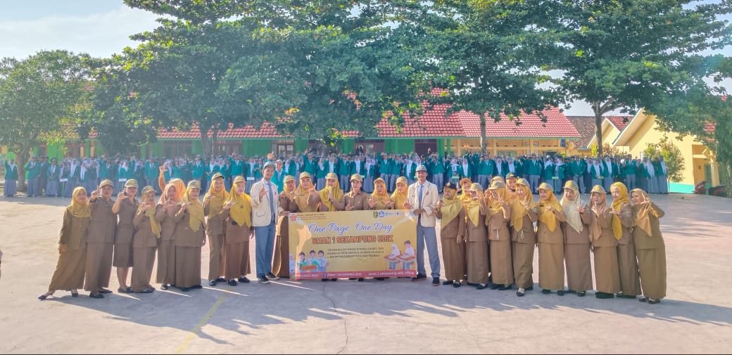 Dukung Program Gubernur Lampung, SMAN 1 Sekampung Udik Lounching Gerakan “One Page one day”