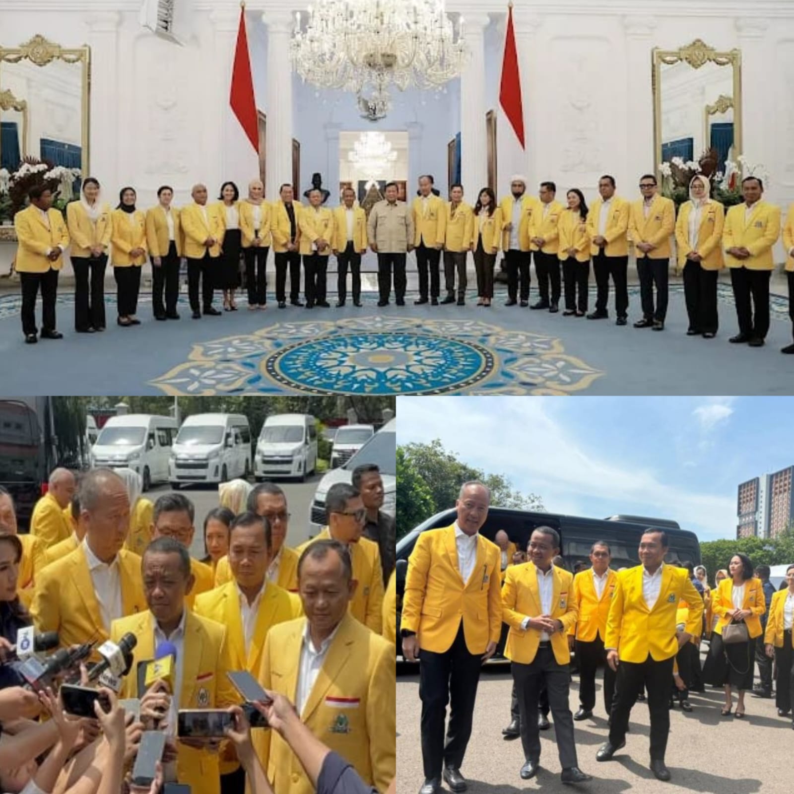 ARB, Nusron, Dan Bamsoet Tidak Diajak Ke Istana Bertemu Presiden, Isu Munaslub Kian Memanas