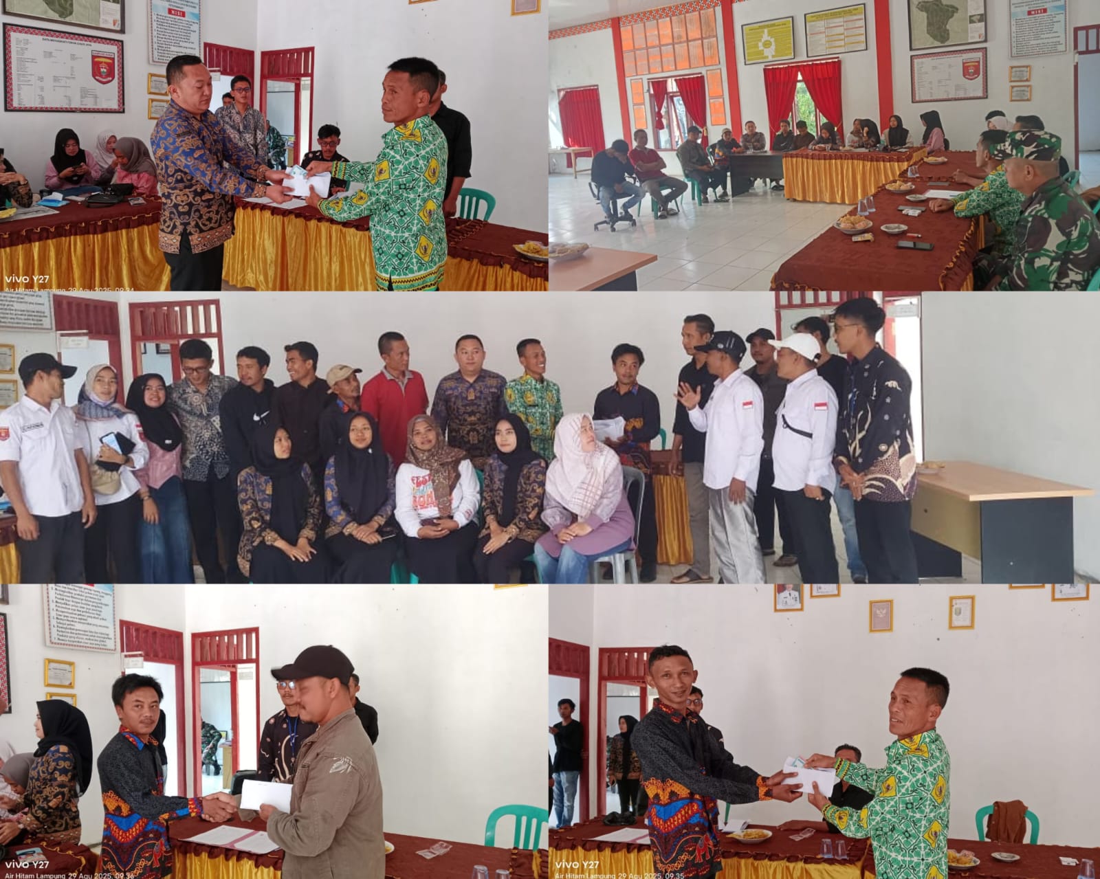 DPW DORSAL & LBH-BSN Lampung Barat Kawal Penyaluran Insentif Aparatur Pekon Sinar Jaya