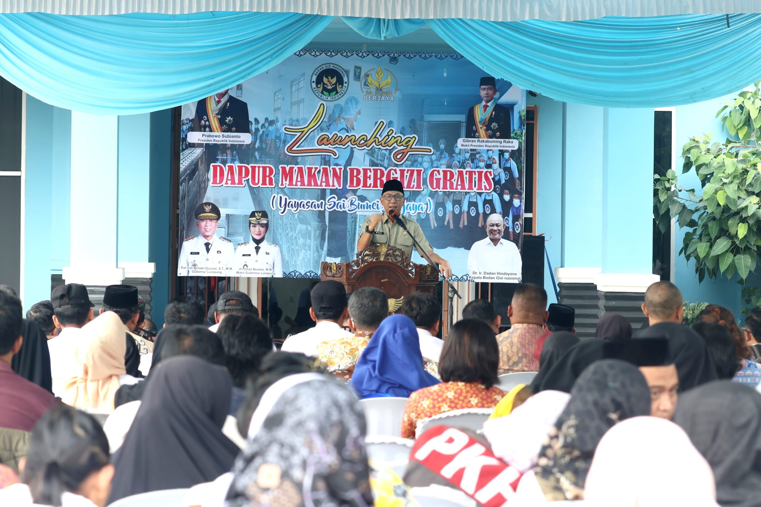 Pemprov Lampung Luncurkan Program MBG di Lamteng: Dorong Peningkatkan SDM dan Ekonomi Desa