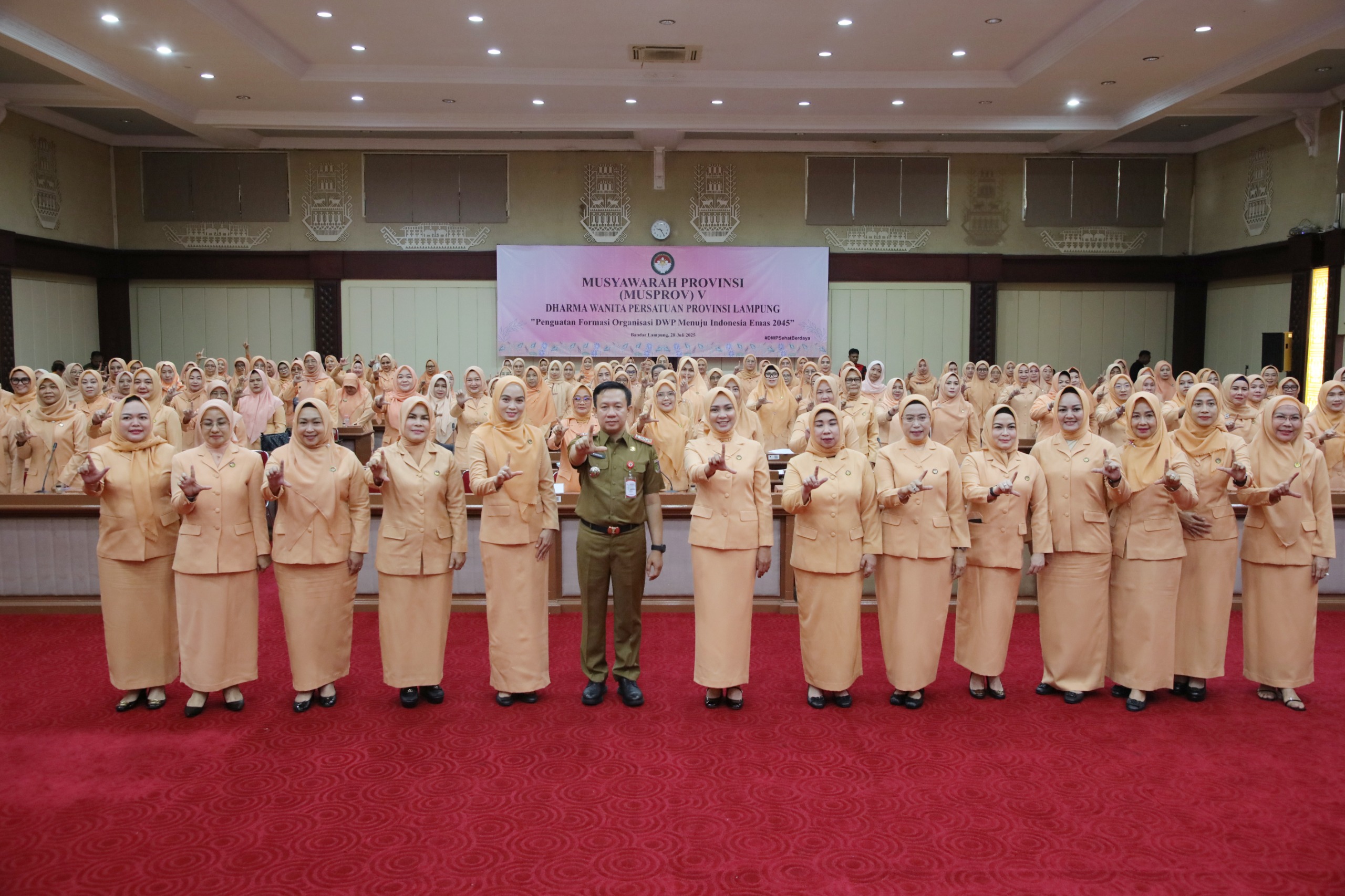 Musprov DWP Lampung Teguhkan Komitmen Pembangunan Berbasis Keluarga Menuju Indonesia Emas 2045