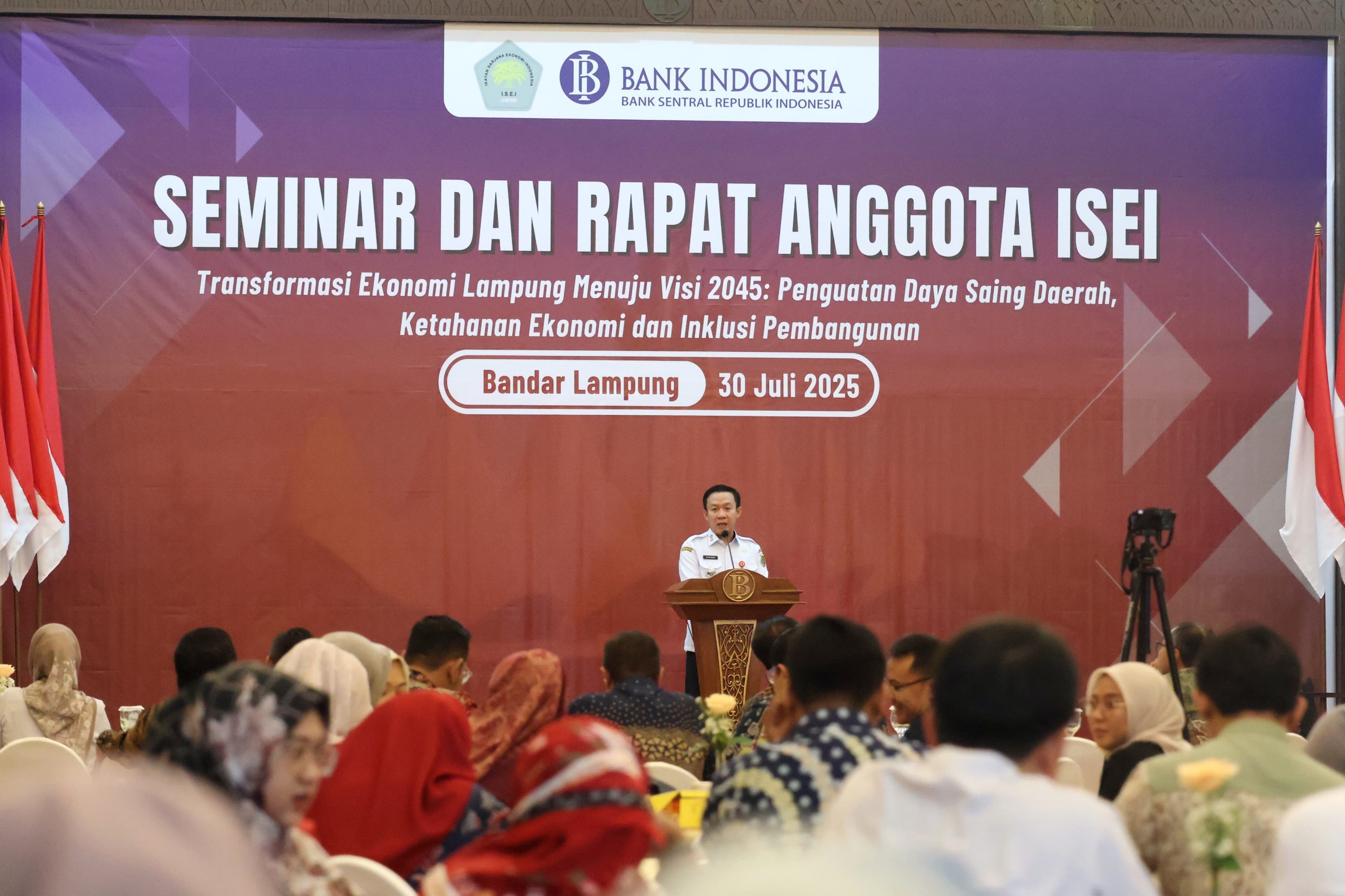 ISEI Lampung Gelar Seminar Bahas Strategi Pertumbuhan Ekonomi Lampung di Tengah Tantangan Global