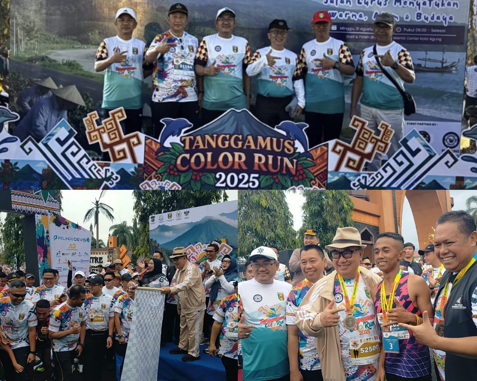 Tanggamus Color Run 2025, Ini Yang Disampaikan Bupati Dan Kadispora