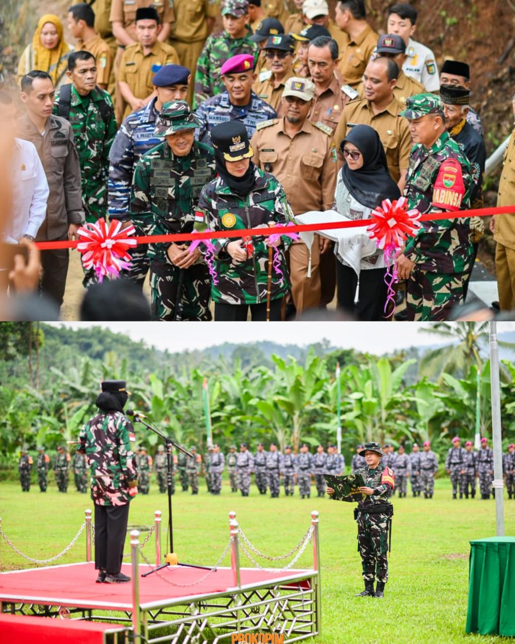 Bupati Nanda Tutup Karya Bakti TNI 2025, Hasilkan Sejumlah Infrastruktur Penting di Desa Trimulyo