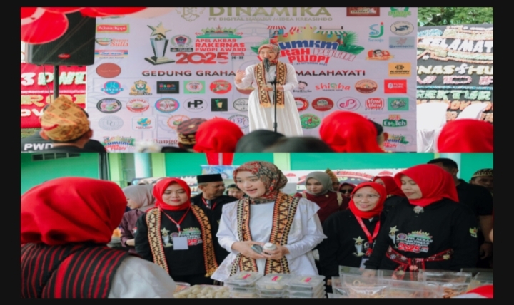 HUT Ke-3 PWDPI: Wagub Lampung Apresiasi Bazar UMKM Merah Putih Sebagai Penggerak Ekonomi Kerakyatan